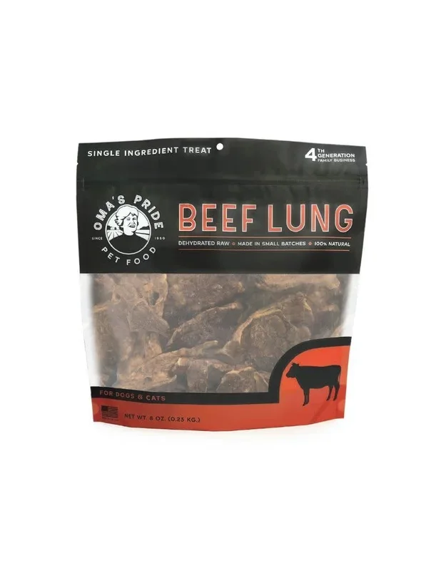 *OMA’S PRIDE Dehydrated Treat Beef Lung 8oz