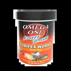 Omega One Freeze Dried Tubifex Worms