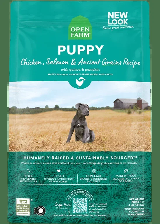 Open Farm Ancient Grains Chicken & Salmon Puppy Dry Dog Food