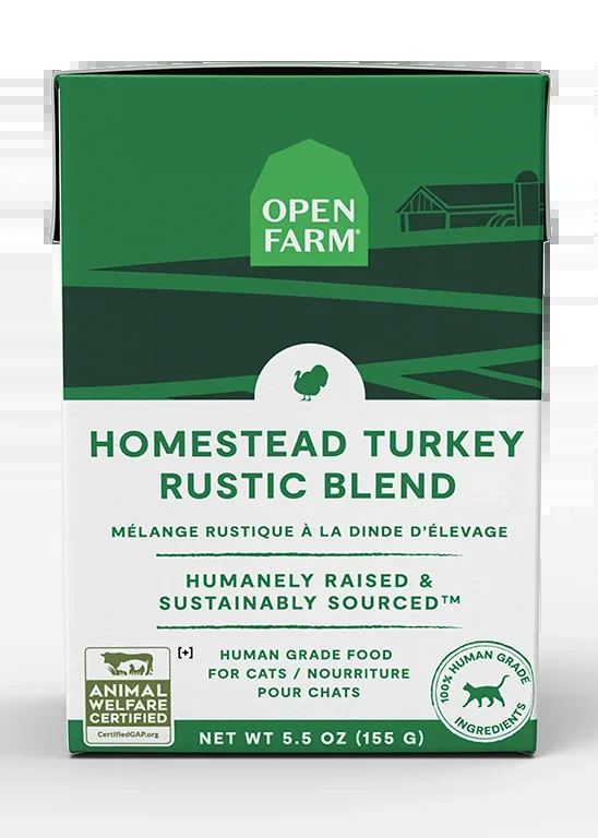 Open Farm Cat Grain Free Homestead Turkey Rustic Blend Wet Food