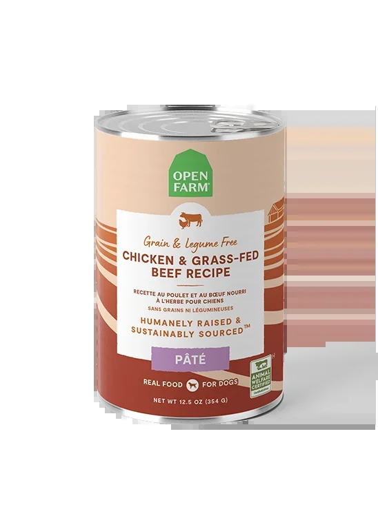 Open Farm Chicken & Grass-Fed Beef Pâté for Dogs