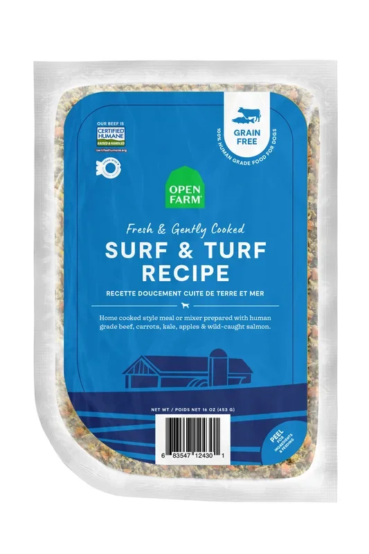 Open Farm Gently Cooked Surf and Turf Fresh Dog Food