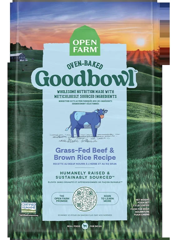 Open Farm Goodbowl™ Grass-Fed Beef & Brown Rice Recipe for Dogs
