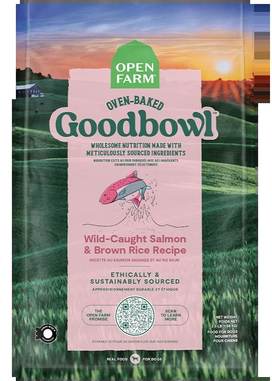 Open Farm Goodbowl™ Wild-Caught Salmon & Brown Rice Recipe for Dogs