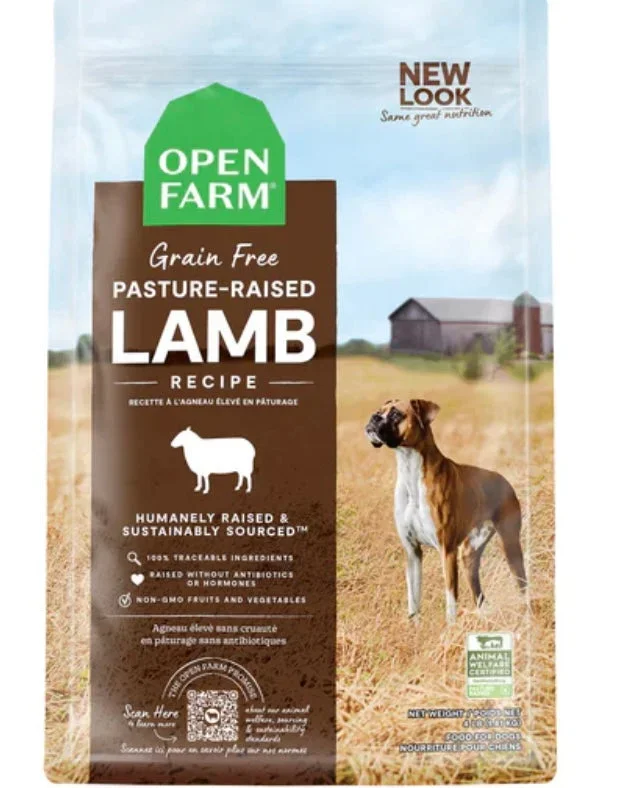 OPEN FARM GRAIN FREE DRY DOG FOOD – LAMB 22 lbs