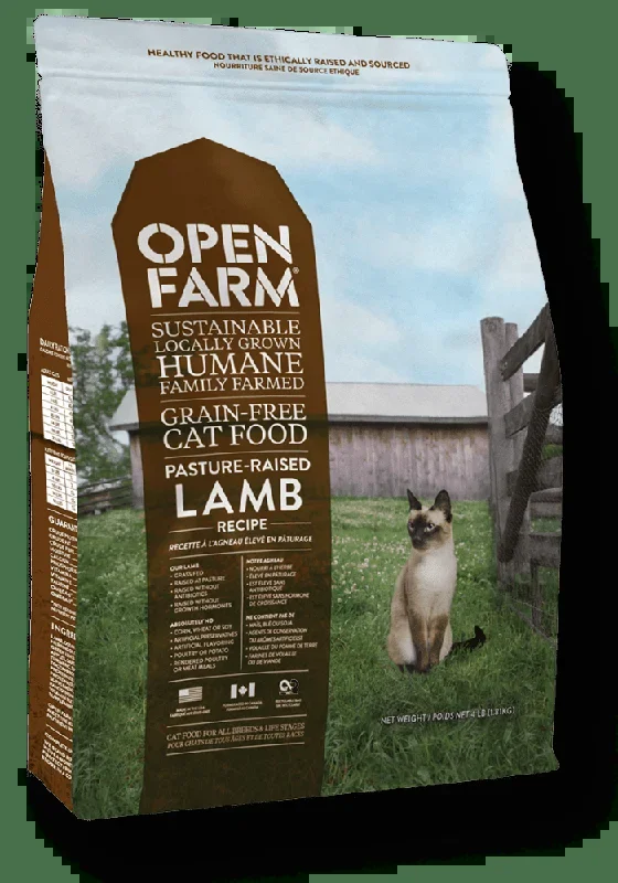 Open Farm Grain Free Pasture Raised Lamb Recipe Dry Cat Food
