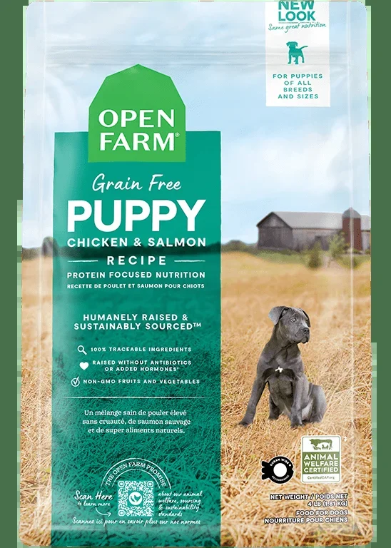 Open Farm Grain-Free Puppy Chicken & Salmon Recipe Dry Dog Food