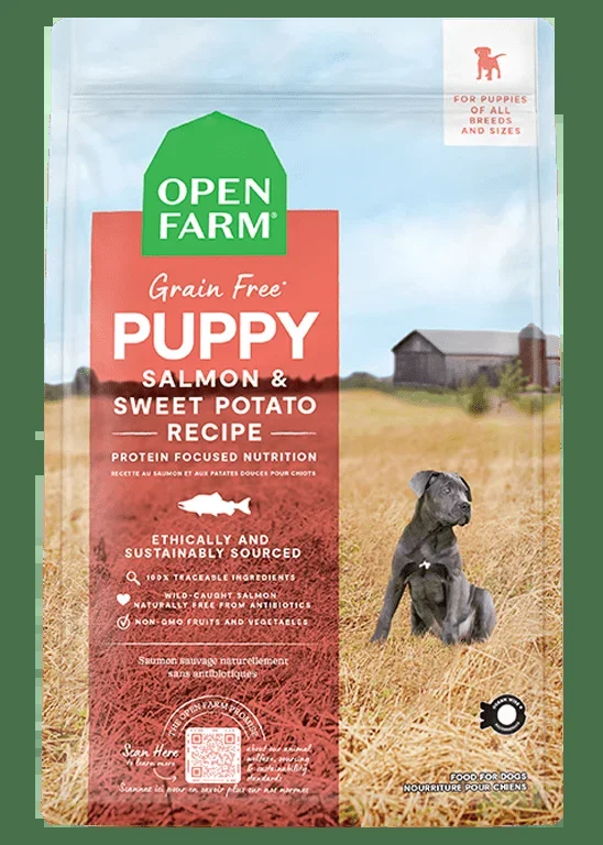 Open Farm Grain-Free Puppy Salmon & Sweet Potato Recipe Dry Dog Food