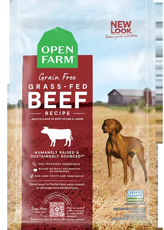 Open Farm Grass-Fed Beef Dry Dog Food