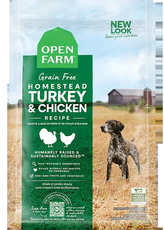 Open Farm Homestead Turkey & Chicken Grain-Free, Dry Dog Food