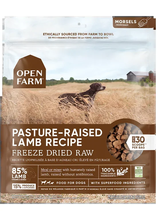 Open Farm Pasture-raised Lamb Freeze Dried Raw Dog Food