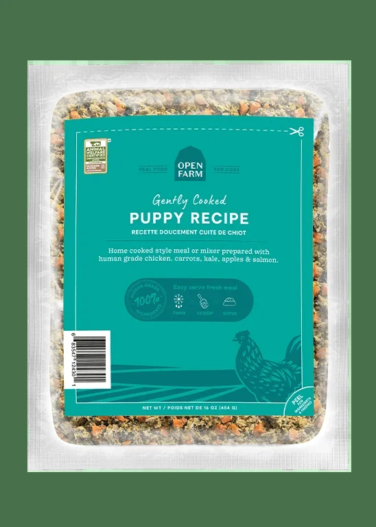Open Farm Puppy Chicken and Salmon Gently Cooked Recipe