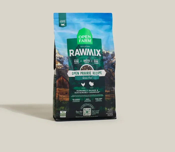 Open Farm RawMix Grain Free Dry Cat Food – Open Prairie – 8lb Bag