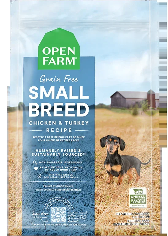Open Farm Small Breed Chicken & Turkey Recipe, Dry Dog Food