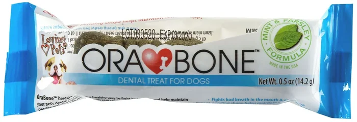 Ora-Bone Dental Treats for Dogs – Fresh Breath, Plaque & Tartar Control, USA Made