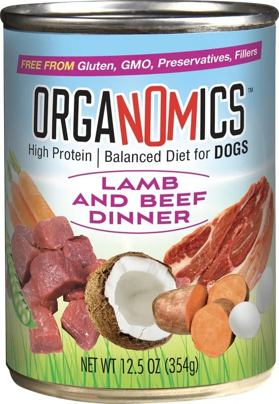 OrgaNOMics Lamb & Beef Dinner Can Dog Non GMO