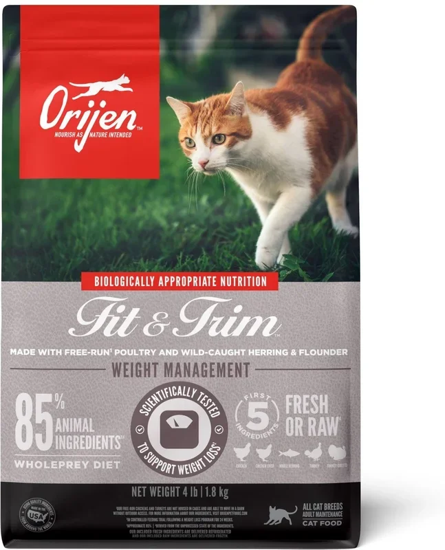 Orijen Cat Grain Free Fit and Trim Dry Food
