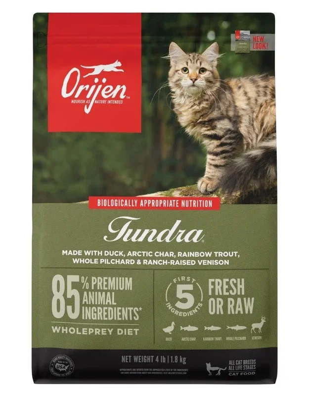ORIJEN USA Grain-Free Dry Tundra Cat Food 4 lb.
