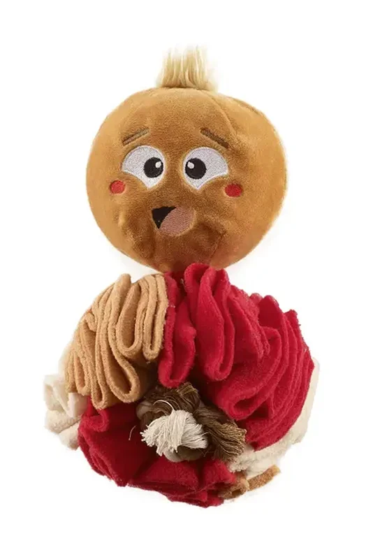 Outward Hound Stuff N’Snuffle Gingerbread Man Dog Toy