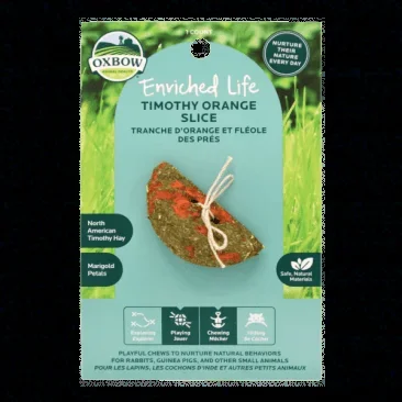 Oxbow Animal Health Enriched Life – Timothy Orange Slice