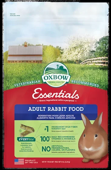 Oxbow Essentials – Adult Rabbit Food (5 lbs)