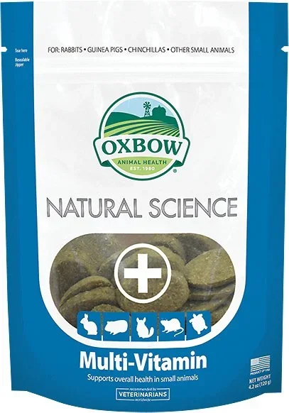 Oxbow Natural Science Multi-Vitamin Small Animal Supplement, 60 count