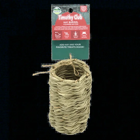 Oxbow Timothy Club Timothy Hay Barrel