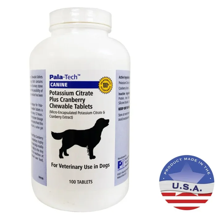 Pala-Tech Potassium Citrate Plus Cranberry 100 Tablets