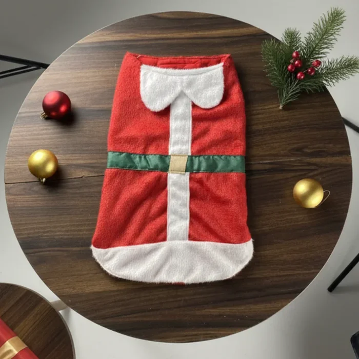 Pawgypets Christmas Santa Dress for Dogs