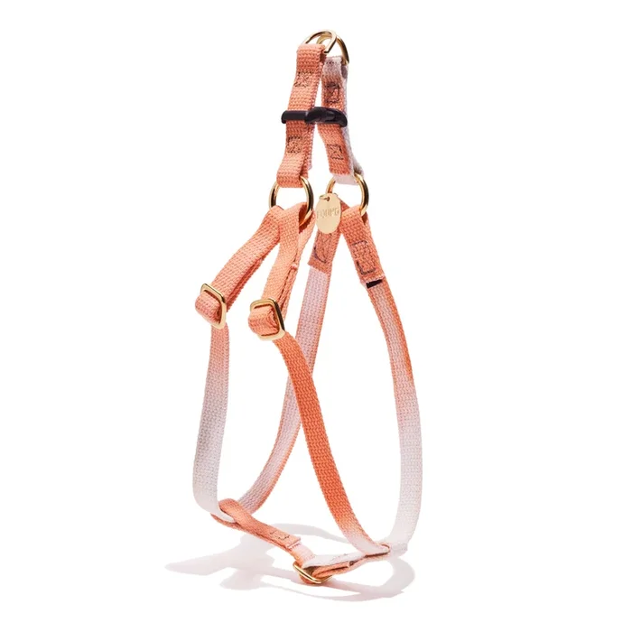 Peach Cotton Cat & Dog Harness By Found My Animal – Adjustable, Soft & Durable