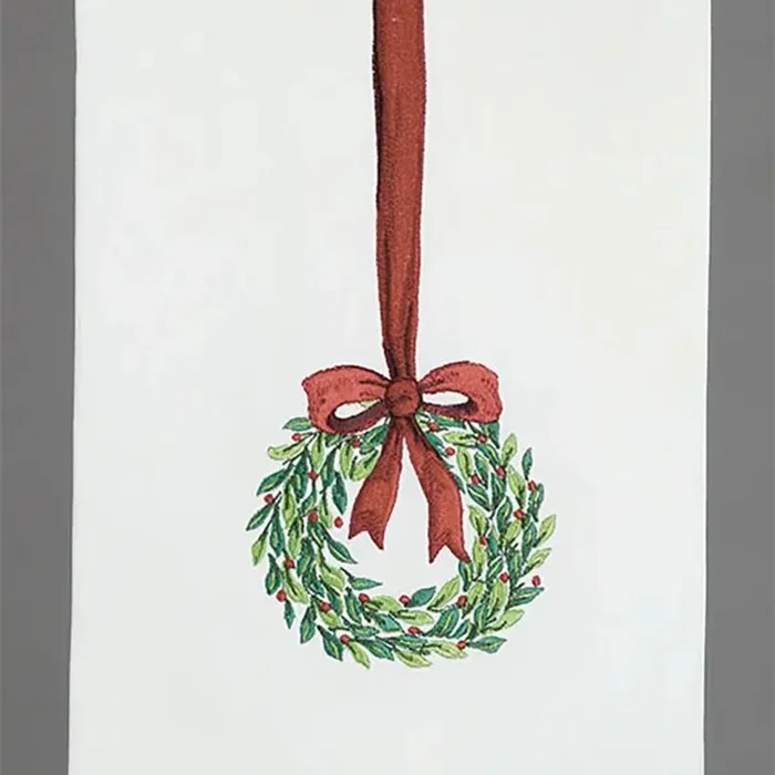 Peking Handicraft – Tea Towel Hanging Wreath