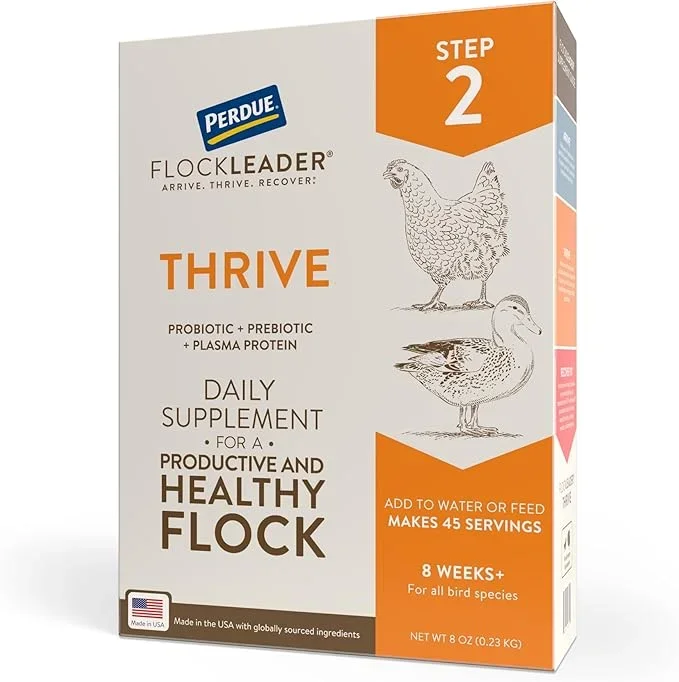 Perdue Flockleader Thrive Poultry Supplement Powder 8 Oz
