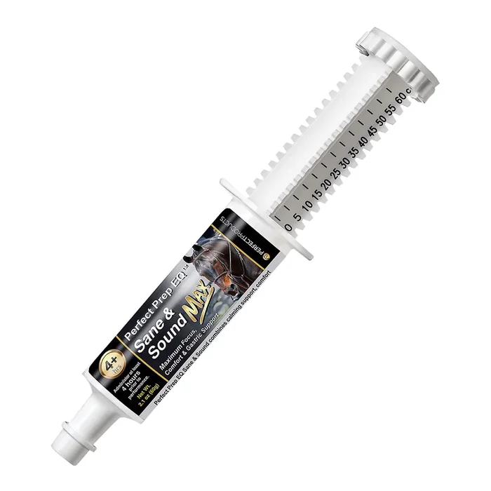 Perfect Prep EQ Sane & Sound MAX Calming Paste for Horses, 60 cc