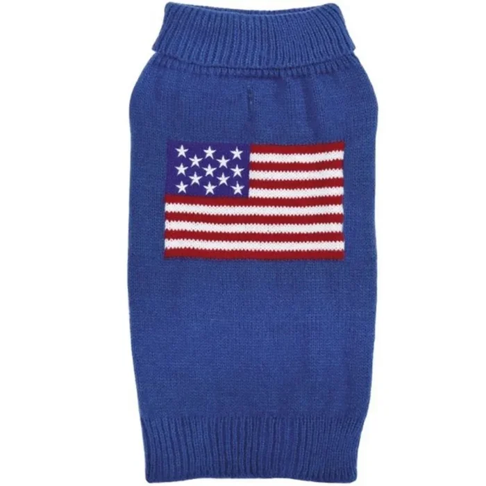 Pet Edge – Sweater American Flag – Blue
