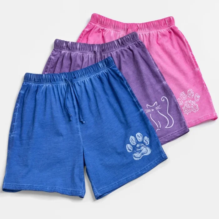 Pet Love Vintage Acid Wash Shorts