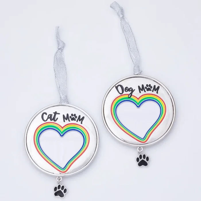Pet Mom Photo Holder Ornament