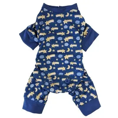 Pet Pajamas – Moon & Stars Blue