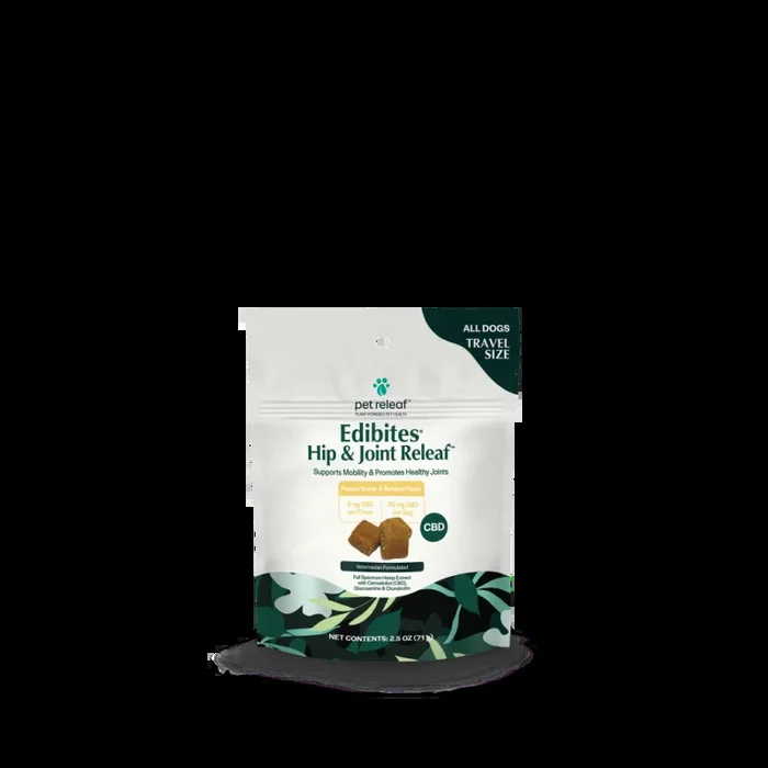 Pet Releaf – Edibites Hip&Joint PB Banana – Travel Size