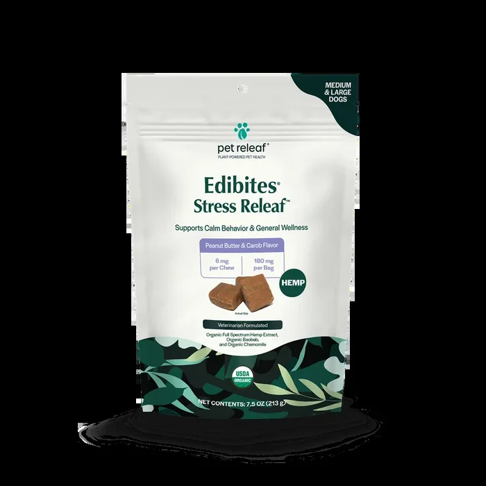 Pet Releaf Stress Releaf Edibites – PB Carob