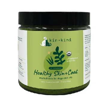 Pet Skin & Coat Supplement – Healthy Skin+Coat (Wheatgrass & Seaweed)