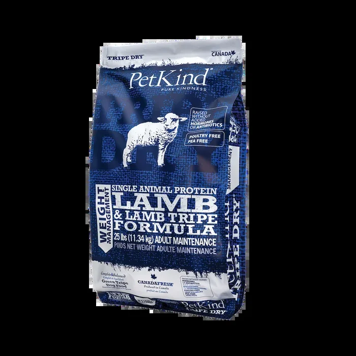 PetKind Tripe Dry Single Protein Lamb Weight Management