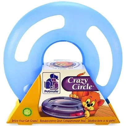 Petmate – Crazy Circle Cat Toy w/ Reloadable Catnip Ball