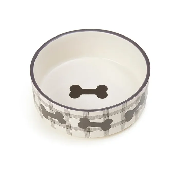 Petrageous Designs – Bowl Jasper Plaid With Bones