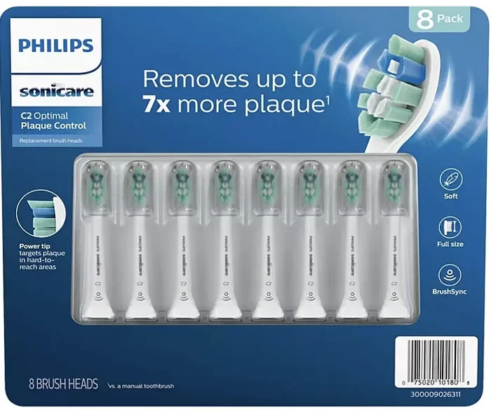 Philips Sonicare Optimal Plaque Control Replacement Brush Heads (8 pk.)
