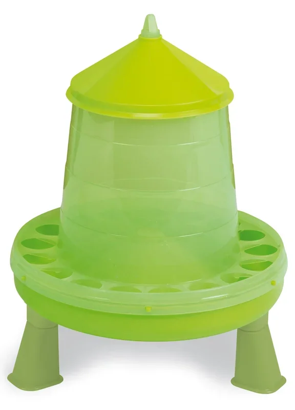 Plastic Hanging Chicken Feeder with Legs, 17 lb