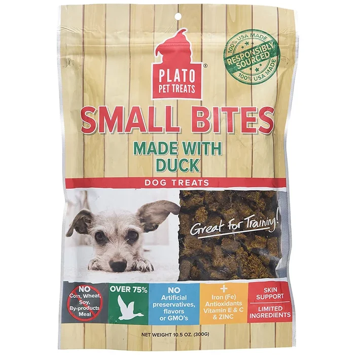 Plato Small Bites Natural Duck – 10oz