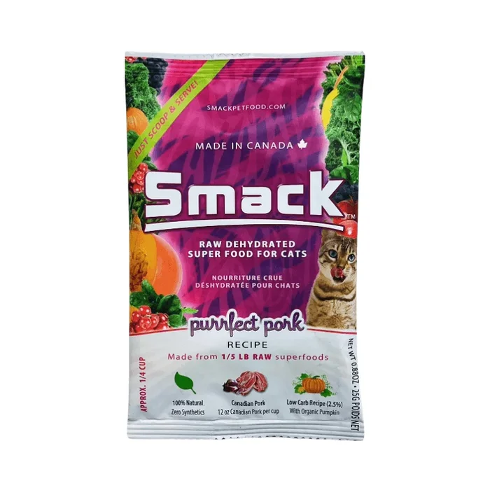 *(Please Use By 2026-03-31)* Dehydrated Raw Super Cat Food – Purrfect Pork – 25 g Trial Pack