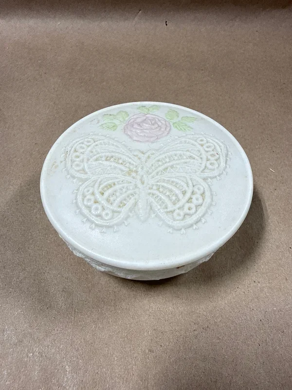 Porcelain Butterfly Trinket Dish