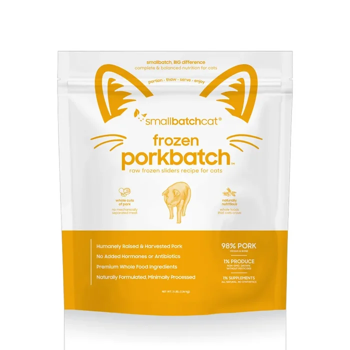 Pork Batch Frozen Raw for Cats