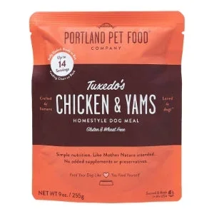 PORTLAND DOG TUXEDO’S CHICKEN & YAM HOMESTYLE MEAL 9OZ